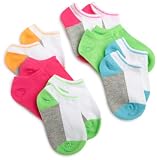 Stride Rite Girls 2-6X Neon Stripe No Show 6 Pack Underwear