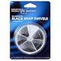 South Bend Fishing Lures Black Snap Swivels Assorted (24 Pack)
