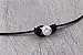Handmade 9-10mm Freshwater Pearl Turquoise Choker Necklace on Genuine Leather Cord 16