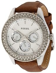 Fossil Womens ES2996 Stella Tan Leather Watch