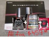 NEW Ps3 40gb+any Game Out of 40+2nd Sixaxis Controller+15 Feet 24k Gold Hdmi Cable+copy of the Receipt