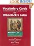 Vocabulary Cards and Grammatical Forms Summary for Wheelock's Latin