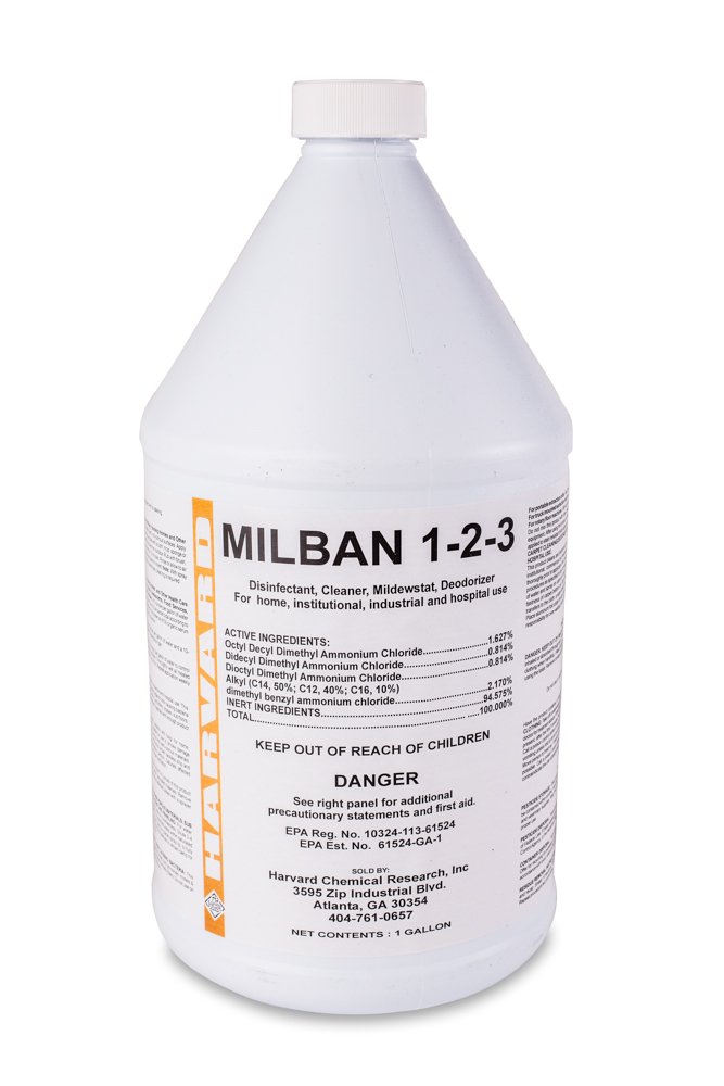 Harvard Chemical 624 Milban 1-2-3 Water Damage Restoration ...
