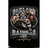 Trends Oakland Raiders Running Back 22 x 34 Poster