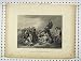 Antique Engraving Scene Death General Wolfe Quebec