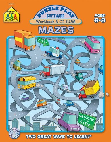 Mazes: Puzzle Play Software, Ages 6-8