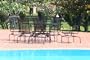 Outdoor Wrought Iron Patio Dining Set
