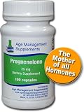 Pregnenolone 25 mg Hormone Support Nutritional Supplement