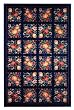 Dollhouse Miniature Floral Axminster Printed Rug