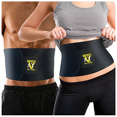 Veluxio Premium Waist Trimmer Ab Belt With Lumbar Support Veluxio Premium Waist Trimmer Ab Belt With Lumbar Support