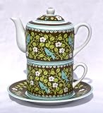 Vera Bradley Fine Porcelain China Tea For One Set - Sittin' in a Tree