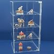 Acrylic Countertop Locking Jewelry Showcase Display
