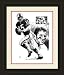 Buffalo Bills Framed Jack Kemp Buffalo Bills By Michael Mellett NFL Football