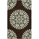 Safavieh Rugs Soho Collection SOH732C-2 Brown/Teal 2' x 3' Accent