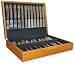 Kitchen & Housewares : Wallace Silverware / Flatware Chest, Oak Finish