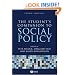 The Student's Companion to Social Policy