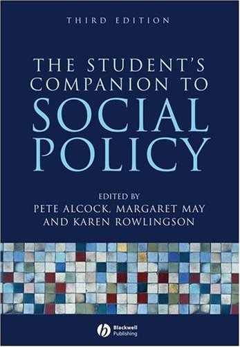 Childrens Toyshop  Used : The Student's Companion to Social Policy