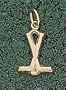 Small 3-D "Sailboat" 1 1/8" Pendant - 14KT Gold Jewelry