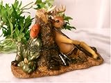 Comical Deer Hunter Captures Hunter Figurine