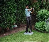 Pro Golfer Bronze Garden Statue - 62 High