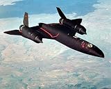 Defense Sr 71 Blackbird War Plane Airplane Art Poster Print - 20" X 16"
