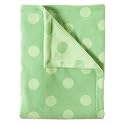 Amy Coe&trade; Peanut Luxe Microfleece Big Dot Blanket- Green