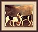 A Couple of Foxhounds by George Stubbs - Framed Artwork