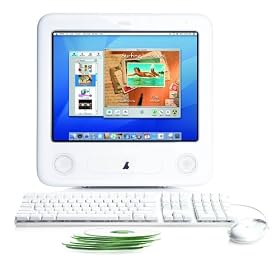 Apple eMac G4 Desktop with 17" M9835LL/A (1.42 GHz PowerPC G4, 512 MB RAM, 160 GB Hard Drive, SuperDrive)