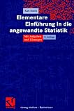 Elementare Einf�hrung in die angewandte Statistik