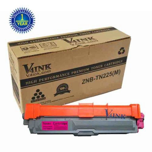 V4INK Â®1 PACK New Compatible Brother TN225 Magenta Toner cartridge for Brother HL-3140CW,HL-3170CDW,MFC-9130CW,MFC-9330CDW,MFC-9340CDW