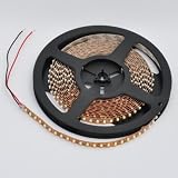 LEDWholesalers 600 3528 SMD LED Flexible Strip 12 Volt warm white 2700k, 16.4 feet