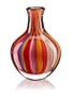 Badash Crystal Murano Style Art Glass Rainbow 9" Vase