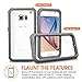 rooCASE RC-SAM-S6-GT-BK Glacier Tough Hybrid PC TPU Rugged Case for Samsung Galaxy S6 - Black