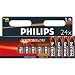 Electronics : PHILIPS AA ALKALINE BATT RETAIL 24 PACK *SPQL*