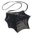 Demonia Handbag HB-213 Black Pu Spider Web w/Spider Ornament Shoulder Bag