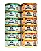 Blue Wilderness Grain-Free Wild Delights Flaked Cat Food Variety Pack Box - 2 Flavors (Chicken & Trout & Chicken & Turkey) - 12 (5.5 Ounce) Cans - 6 of Each Flavor