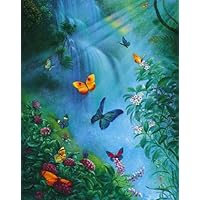 Butterflies in the Mist Jigsaw Puzzle 1000pc
