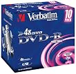 Verbatim DVD-R Printable 10er-Pack 4x 4,7GB bedruckbare DVD-R Rohlinge im Jewel Case