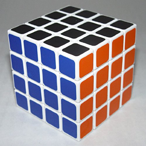 LanLan 4x4 Sticker Speed Cube Puzzle White