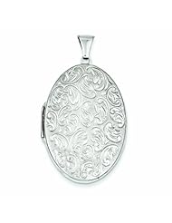 Genuine .925 Sterling Silver Oval Locket 5.8 Grams. 100% Satisfaction Guaranteed.