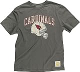 Arizona Cardinals Button Hook Slimmer Fit Retro T Shirt By Reebok (XL=46)
