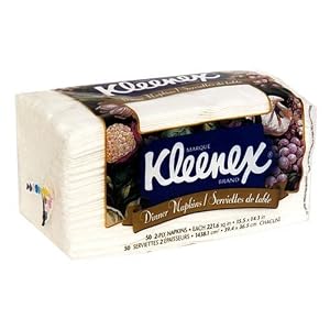Kleenex Premium Dinner Napkins, 2-Ply - 50 ea