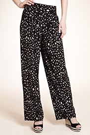 Animal Print Palazzo Trousers