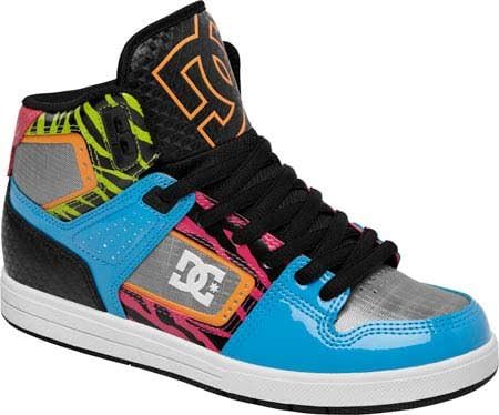 DC Shoes Women's Destroyer HI SE Sneaker,Black/Multi,5 US/5 M US