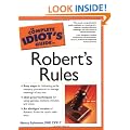 Complete Idiots Guide To Roberts Rules