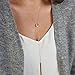 SUNNOW® Women's Girls Bohemian Alloy Long Chain Circle Bar Pendant Tassel Necklace