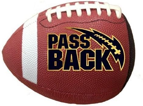 Passback Football - Junior Size 13 and Under Rubber