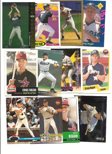 Craig Biggio Houston Astros Collectible Baseball Card Lot