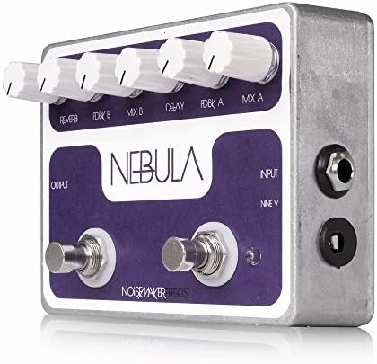 Noisemaker Effects Nebula Delay and Reverb Guitar Effects Combo Pedal