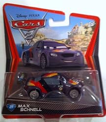 DIsney / Pixar CARS 2 Movie 155 Die Cast Car - SEALED PACKAGE - #21 Max Schnell